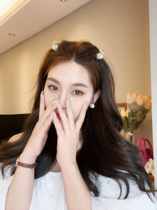 Princess Style Pearl Side Hair Clip Womens Elegant Hair Accessories Fresh out Fashion Korean Style Hair Grips Headwear