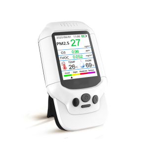 Máy Dò Chất Lượng Không Khí Ozone Cầm Tay Dienmern DM502 O3 Với Màn Hình LCD Dụng Cụ Giám Sát Tại Nhà Đa Chức Năng Cho PM2.5 PM10 TVOC Nhiệt Độ Độ Ẩm
