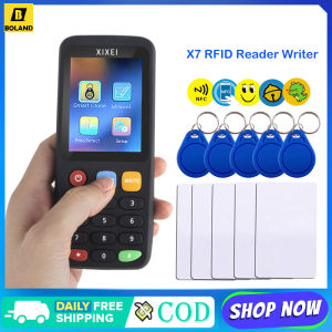 Boland RFID Smart Card Reader Writer 125khz 13.56mhz Tag Copier  NFC Decoding APP Simulation Duplicator  Connect PC Plug And Play