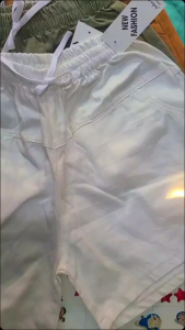 Quần đùi nữ từ 35-55kg vải kaki tốt có độ giãn - hàng đẹp - lưng thun có dây rút loại 1