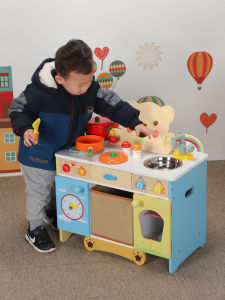 LEKU | Simulated Wooden Kitchen Toy
