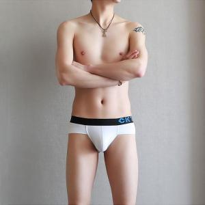 Low Waist Ice Silk Mens Underwear Triangle Pants Thin Elastic Fashion U Convex Pure Color Personality Net Summer Briefs
