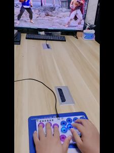 Arcade Joystick Hitbox Street Fighter Controller Fight Stick Game Controller Mechanical Button for PC PS3 PS4 Android Switch