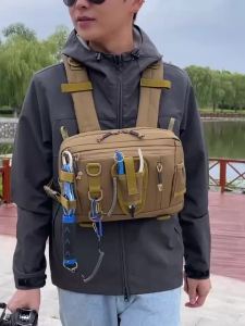 Chiến Thuật Cắm Trại Ba Lô Với Áo Vest Túi Đa Năng Ngoài Trời Mồi Câu Cá Giải Quyết Đi Xe Đạp Đi Bộ Đường Dài Du Lịch Nam Leo Núi Hông Nữ
