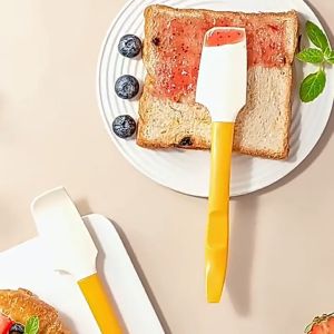 Spatula Silikon Mini Sendok Pengoles Selai Butter Pembuka Kaleng Serbaguna/spatula X15