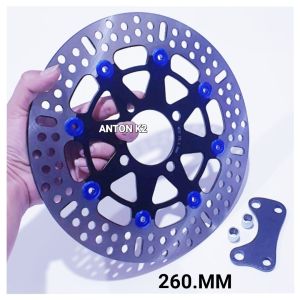 PIRINGAN CAKRAM DISC DEPAN BESAR LEBAR 260MM VARIASI MOTOR JUPITER/JUPITER Z LAMA/FIZR/VEGA LAMA