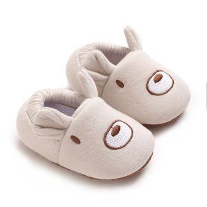 HAIZHIW 0-18 Months Adorable Infant Slippers Toddler Baby Boy Girl cotton Shoes Cute Cartoon Anti-slip Prewalker Baby Slippers