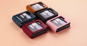 szhaiyu | Luxury Wallet Card Holder Phone Case for Samsung Galaxy Z Flip 8 7 6 5 4 3 Flip8 Hinge Protection Leather Cover