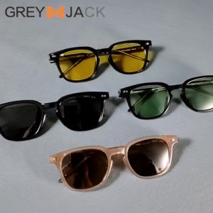 Grey Jack Kacamata Hitam Sunglasses Polarized Anti Silau UV400 TR90 Model Kotak Stylish SA 9080