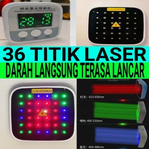 Jam Tangan Terapi 36 Titik Laser Kesehatan Jantung Penurun Gula Darah Tinggi Diabetes Hipertensi Kolesterol Stroke Ginjal Sendi Alternatif Aculaser Dr Laser Sinar Infrared Fisioterapi