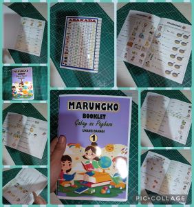 Marungko Booklet Gabay sa Pagbasa Unang Hakbang 1 Booklet Print Softbind