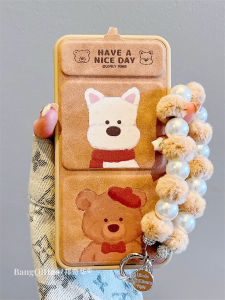 Huawei Pura70 Pro+ Phone Case Magnetic Flip Cover Cute Penguin West Highland Mate60 Pro+ New Model Female Style Anti-Fall