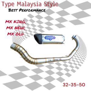 Knalpot Racing Mx king malay style Original Provic Exhaust
