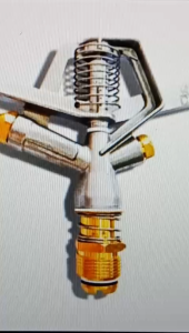 Béc tưới nhôm cánh đập trung 2 tia ZY1 phun mưa 360 độ kiểu ren ngoài phi 27mm. (Model: ZY1)