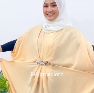 Fashion Muslim Wanita Kaftan Lebaran Terbaru Maxi Dress Citra