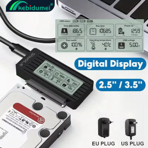Kebidumei สายแปลงสัญญาณอะแดปเตอร์ซาต้า USB 3.1 3.0เพื่อตัวแปลงสัญญาณsata สำหรับ2.5นิ้ว SSD HDD ฮาร์ดไดรฟ์อะแดปเตอร์ภายนอก