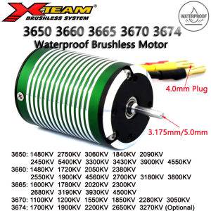X-Team RC Car Motor 3650 3660 3665 3670 3674 Waterproof Brushless Motor for 1/8 1/10 2S 3S RC Car Drift Racing Off-Road Boat