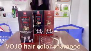 VOJO Bottled 420ml Hair Dye English Cover Gray Hair Dye Foam Dye Water Solution