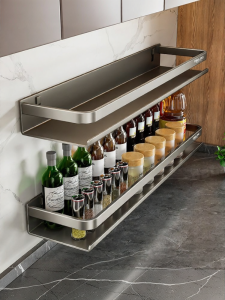 DELIXI | Kệ Bếp Treo Tường Không Cần Đục Lỗ Inox