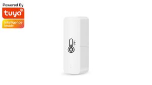 Smart Zigbee 3.0 Temperature Humidity Sensor Work for Alexa Home Assistant Real-Time Tracking App Control Hygrometer Thermometer