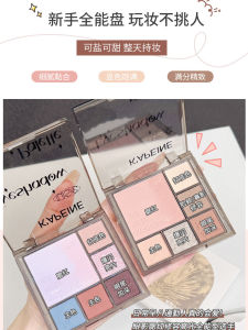 2024 Mới Hoàn Hảo Nhật Ký Eyeshadow Palette Màu Xám Mát Mẻ gradient Má Hồng Nhỏ Gọn Đa Năng Chống Thấm Nước Chống Mồ Hôi Ứng Dụng Màu Sắc Dễ Dàng