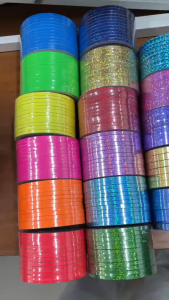 จี๊ดแสบใจ สติกเกอร์ตีเส้น สติกเกอร์สะท้อนแสง สีสดทิ่มตา 6สี กว้าง5มม/9มม ยาว9หลา ทนเหนียว DIY