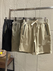 Quần Short Thể Thao Ngoài Trời Mỏng Thoáng Khí Mùa Hè Cho Nam Cạp Chun Ống Đứng Đa Năng Nhanh Khô Quần Short Năm Phần