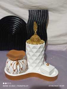 Mabkharah Bukhor atau tempat bakar wewangian/buhur atau hiasan interior aesthetic