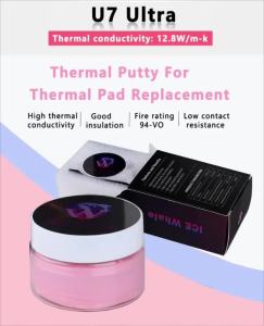 ICE Whale U7 Ultra 12.8W/mk Thermal Putty Cho VGA GPU IC Bộ Xử Lý Tấm Chặn Nhiệt Thay Thế Làm Mát Nhanh Chóng Độ Dẫn Điện Cao