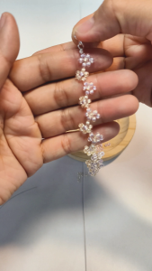 Risara Ja Kissa (FlowerCharms) สร้อยข้อมือลูกปัด ลายดอกไม้ Handmade สร้อย D.I.Y BDBF007