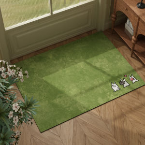 Silica Gel Green Door Mat Absorbent Quick-Drying Anti-Slip Customizable