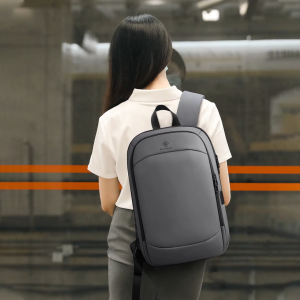 Heroic Knight Expandable Business Backpack Adjustable Thickness & 15.6" Laptop Compartment