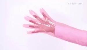 100Pcs Disposable Soft Plastic Vet Gloves Durable Disposable Farm Gloves Long Arm Veterinary Examination Rectal Examination