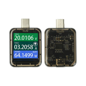 Máy Đo Công Suất Dòng Điện USB-C Kỹ Thuật Số 0-8A 240W Với Màn Hình Hiển Thị Nhiệt Độ Tự Động Xoay Phát Hiện Sạc Nhanh
