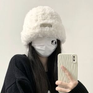 Harbin Wool Hat Winter Female Knitting Baotou Warm-Keeping and Cold-Proof Equipment Stuffed Antler Big Head Circumference minus 40 Degrees