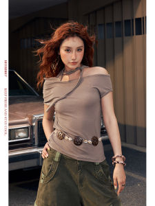 Relaxed Street Mix Blended Loose-fit Short Sleeve T-shirt Women