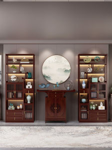 QIMUDAO | New Chinese Style Display Shelf Multi-purpose Rack