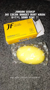 JF Sulfur Cleanser Bar Dermamed 90gr - Sabun Pembersih Anti bakteri Penyebab Gatal Kulit
