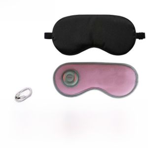 Wireless Heating Eye Mask Sleep Aid Eye Relaxation Battery Powered Heating Massaging Eye Patch Cold And Hot Compress Therapy