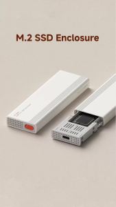 Hagibis | Hagibis SSD Enclosure Tool-Free USB 3.2 Gen 2 10Gbps to M.2 NVME M and B&M Keys External SSD Case for 2230/2242 /2260/2280 SSDs