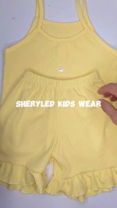 Kids Terno Cotton Knitted Set 3-6 Years Old Girls Clothes