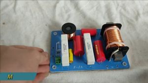 Mạch phân tần 2 Loa 1 Bass 1 Treble có cầu chì bảo vệ linh kiện xịn công suất lớn -   Giá 1 Mạch