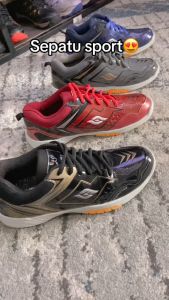 Sepatu Badminton Olahraga Pria Sneakers Lari Jogging Bulutangkis Sekolah Terbaru Outdoor Anti Slip