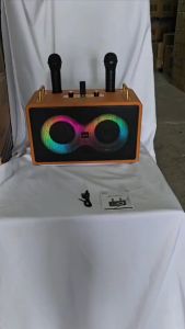 SKG ลำโพง บลูทูธ พกพา มีแบตในตัว 4"x2 [15w RMS] ไมค์ลอย=2ตัว รุ่น KG-073