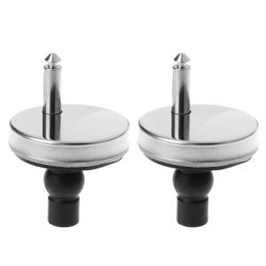 2x Toilet Seat Hinges Top Close Soft Release Quick Fitting Heavy Duty Hinge Pair Hinge Screw Toilet Accessories Hardware