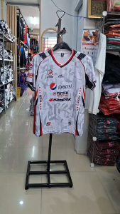 เสื้อยืดกีฬาแขนสั้น พิมพ์ลาย Pepsi เนื้อผ้าไมโคร ใส่สบาย ใส่ได้ทั้งผู้หญิงและผู้ชาย ผลิตโรงงานไทย