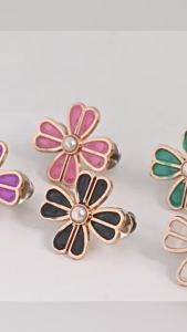 KANGBAN ตะขอปรับเอวกางเกง แบบหัวเข็มน ขนาดเล็ก ดอกไม้ที่ออกแบบมาได้ลงตัว 1 ชิ้น Waist buckle