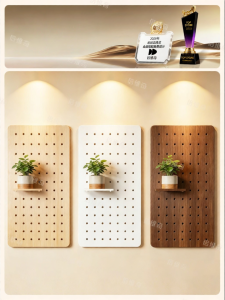 BEIQIVI | Decorative Wooden Storage Panel for Wall Use