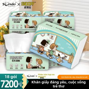 SUNDE | Khăn Giấy Gia Đình 5 Lớp Dày