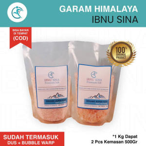 Garam himalaya asli original premium ibnu sina 1 kg himalayan pink salt natural super food original